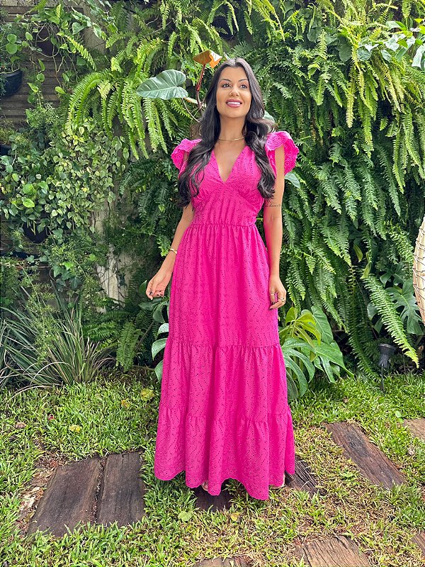 Vestido Pérola Longo de Laise Pink
