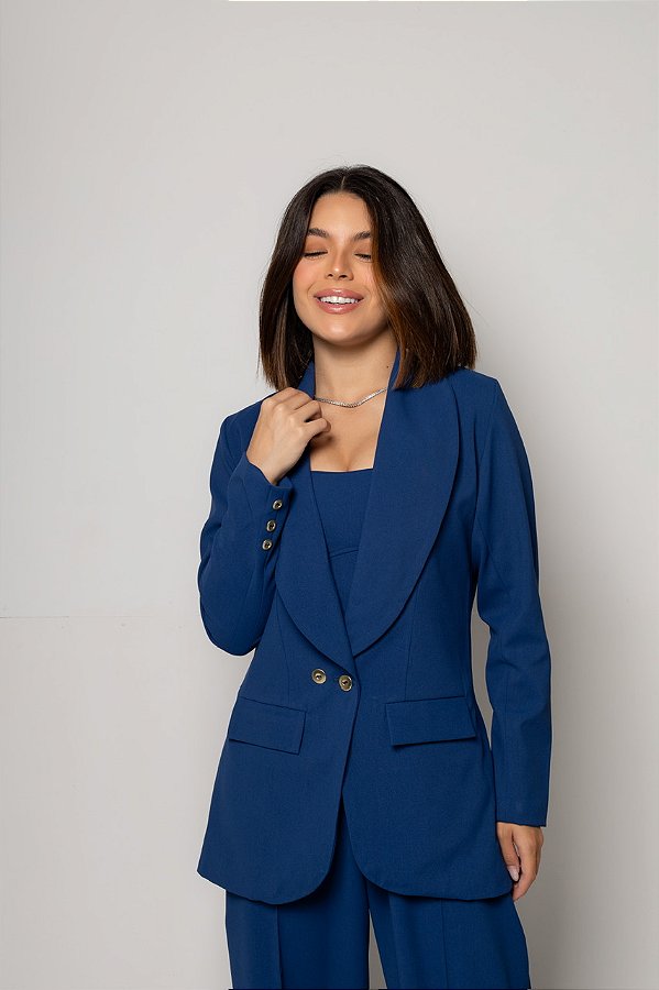 Blazer Bella Azul Petroléo
