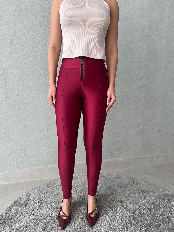 Calça Prada Jade Vermelho Cherry