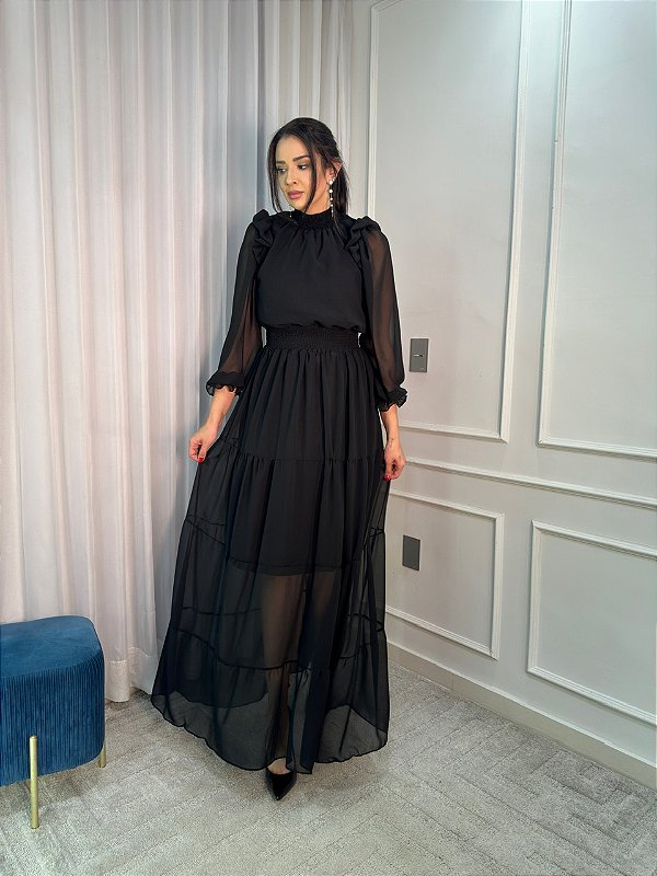 Vestido Giorgia Preto