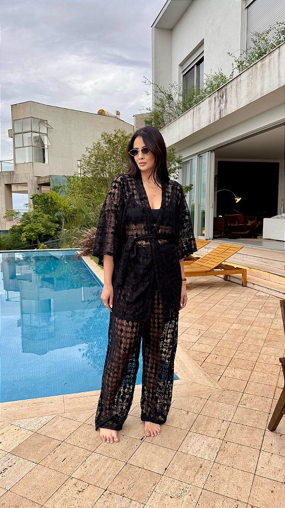 Conjunto de Praia Caribe Preto