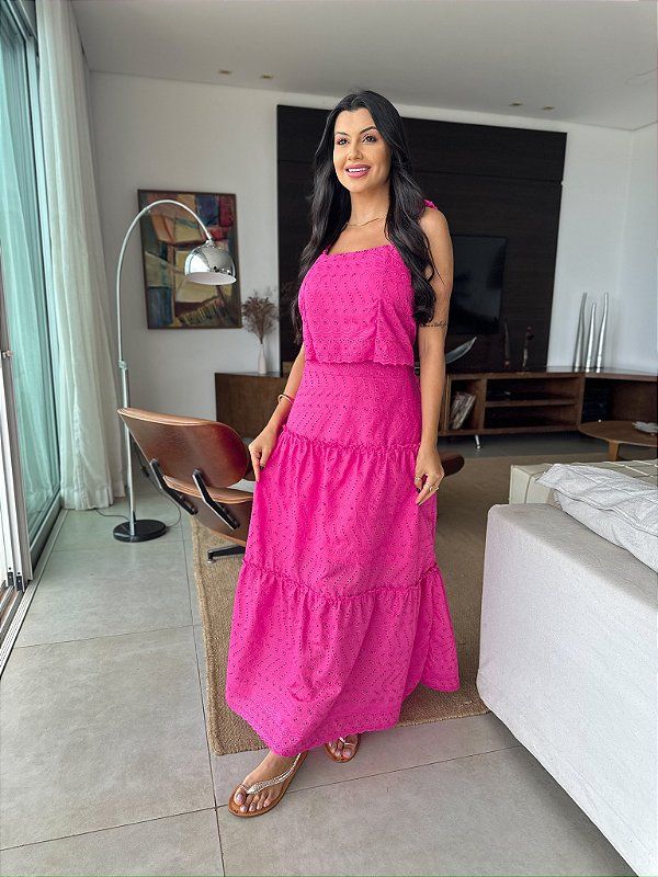 OPORTUNIDADE - Conjunto de Laise Charlotte Pink