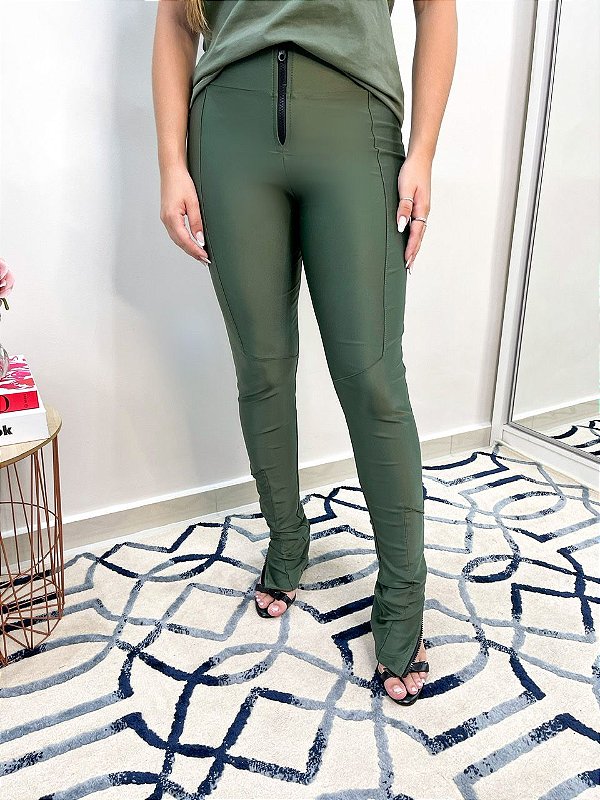 OPORTUNIDADE - Calça Prada Juliana Verde Militar