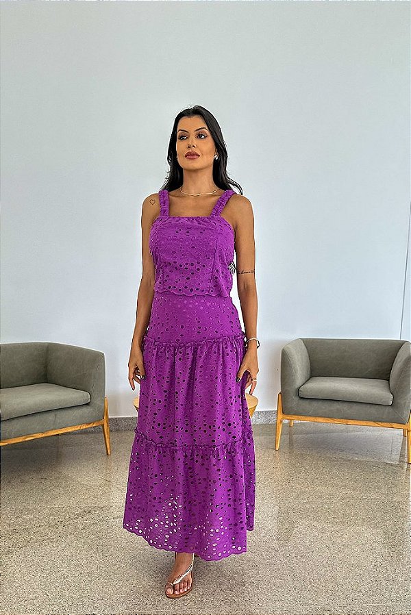 OPORTUNIDADE - Conjunto de Laise Charlotte Uva