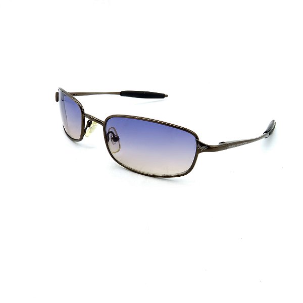 Óculos de Sol Prorider Retrô Cobre Brilhante com Lentes Degradê Azul - AC3894C1