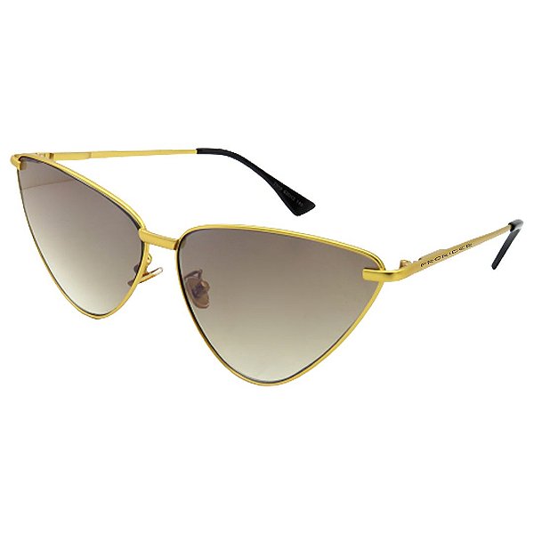 Óculos Prorider - Solar Dourado com lentes degradê Marrom - T008-140