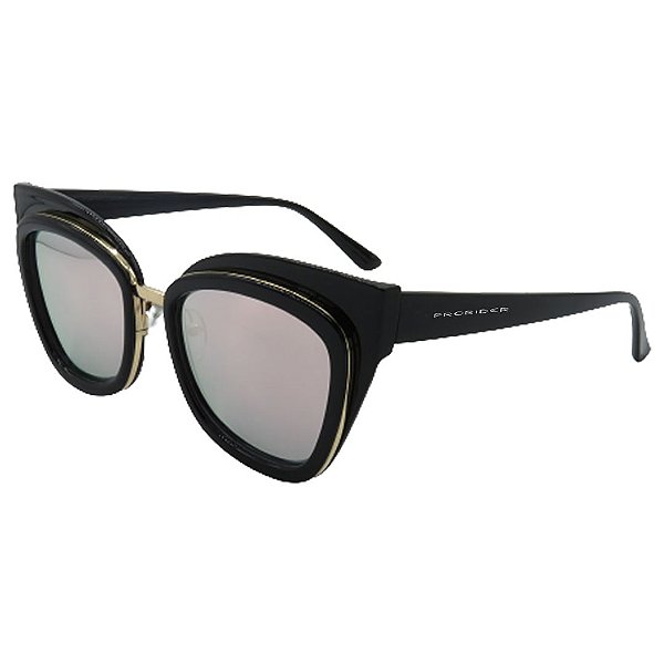 Óculos Prorider - Solar Preto e Dourado com lentes Espelhadas - S8672C3-139