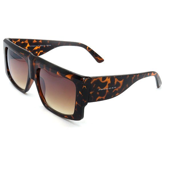 Óculos Prorider - Solar Animal Print e Detalhes com Lentes Marrom - CY59011C3