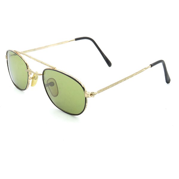 Óculos Solar Prorider Retro Stage Dourado com lente verde fumê - 1888AFDF