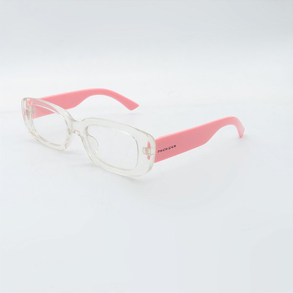 Óculos Receituário Prorider Infantil Rosa e transparente - PRONRT