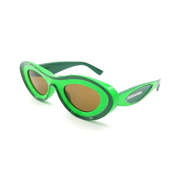 Óculos Solar Stylos Prorider verde Gato com Lente Marrom- 9ESQ24