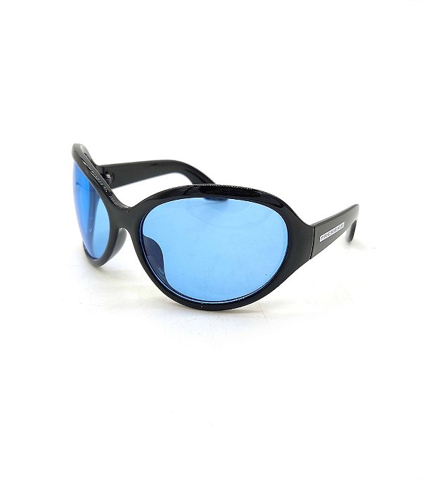 Óculos Solar Stylos Prorider Preto Redondo com Lente Azul - 16ESQ24