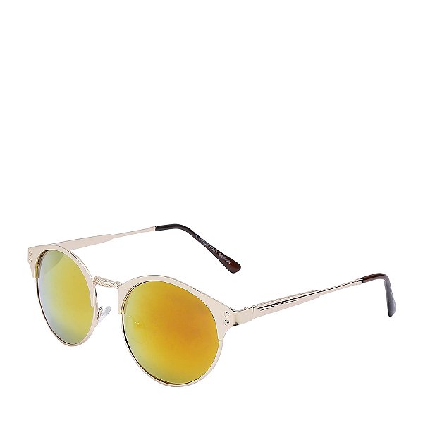 Óculos de Sol Prorider Dourado com Lente Gradiente Laranja - H01450C1