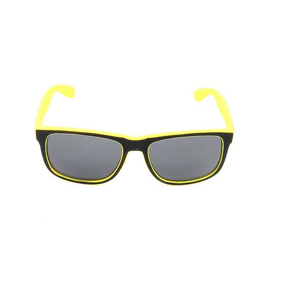 Óculos de Sol Prorider Preto e Amarelo Fosco com Lente Fumê - Z4165-8