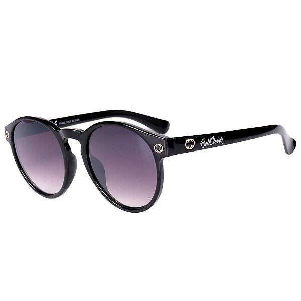 Óculos de Sol Feminino BellClover Preto com Lente Degrade