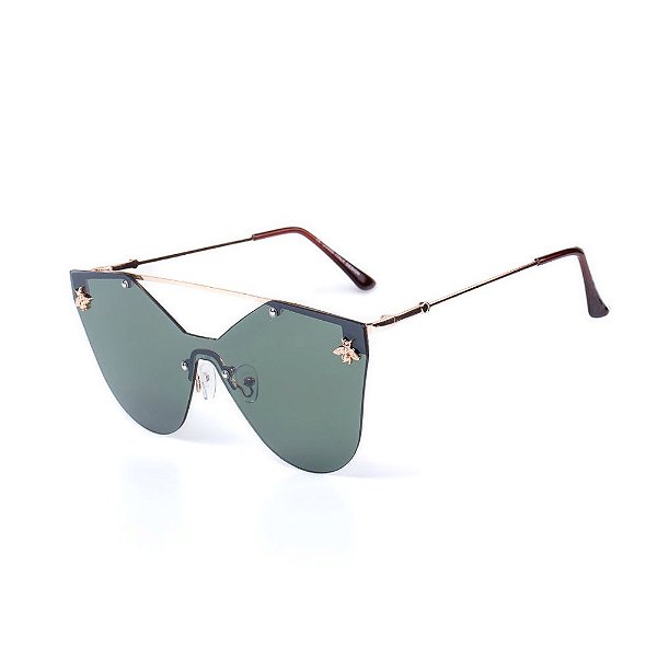 Óculos de Sol OTTO - Dourado com Verde