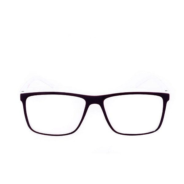 Óculos Receituário Conbelive Preto e Branco Fosco