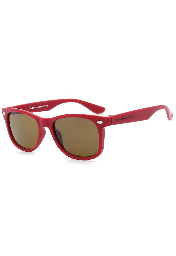 Óculos de Sol Prorider Infantil Vermelho Fosco - CJ8022C5