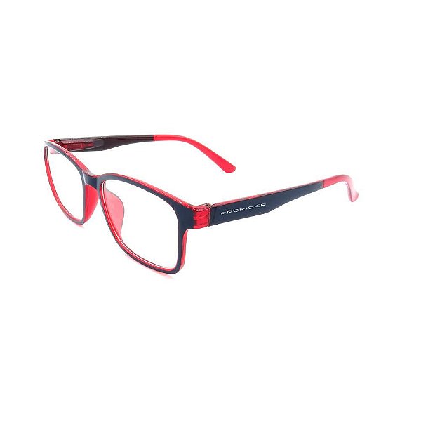 Óculos de Grau Prorider Preto e Vermelho - GP035-1