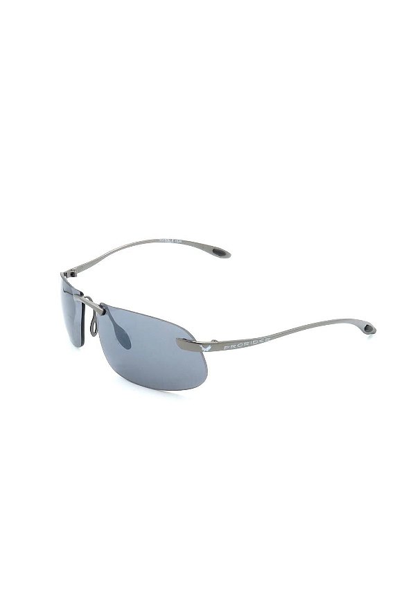Óculos De Sol Prorider Retro Prata com lente fumê - 558
