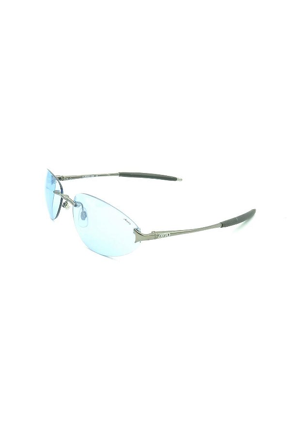 Óculos Solar Prorider retro prata com lente azul - FUS8264A