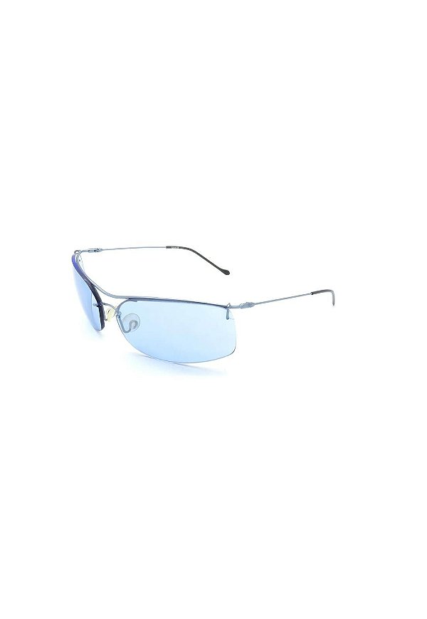Óculos Solar Prorider  Prata com Lente azul - DL-062