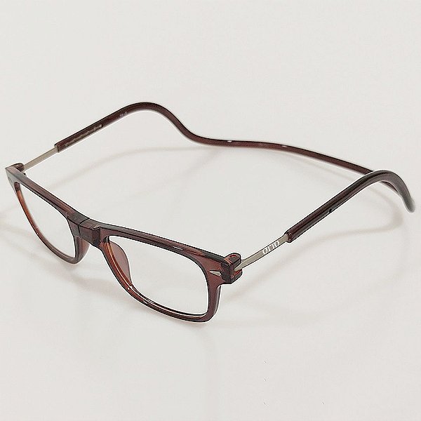 Óculos de Grau Otto Retangular Marrom