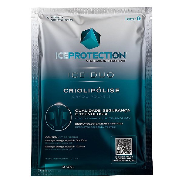 Manta Criolipólise Dupla ICE DUO G 38x30cm 270g