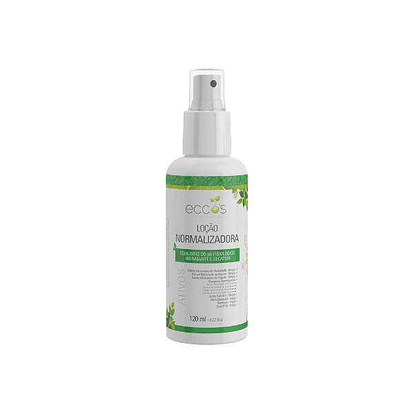 Loção Normalizadora Anti-Séptica Regeneradora e Adstringente 120ml - Eccos Cosméticos