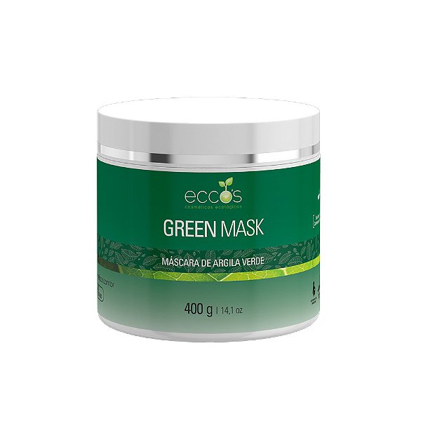 Máscara Facial de Argila Green Mask 400g - Eccos Cosméticos