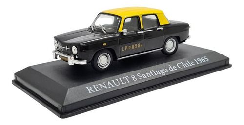 Miniatura Renault 8 Chile 1965 Taxis Do Mundo 1:43