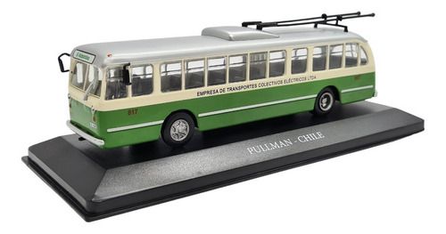 Miniatura Ônibus Pullman Chile Metal 1:72