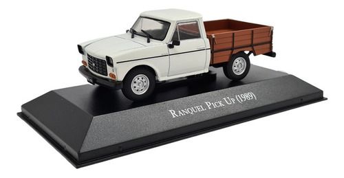 Miniatura Ranquel Pickup 1989 Branco Metal 1:43