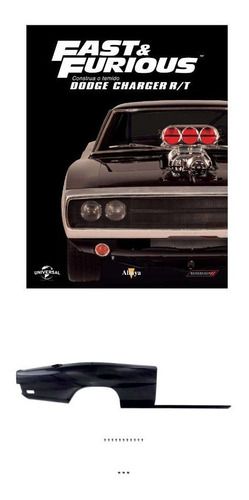 Fascículo Nº 80 Dodge Charger Rt Toretto Escala 1:8 Altaya