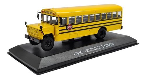 Miniatura Ônibus Gmc Escolar Estados Unidos 1:72