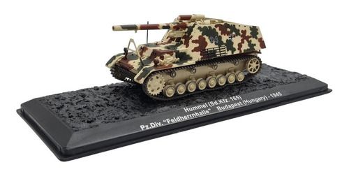 Miniatura Caminhão Tanque De Guerra Nº 09 Hummel 1945 1:72