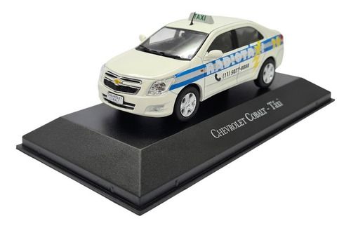 Miniatura Chevrolet Cobalt Taxi Carros De Serviço 1:43