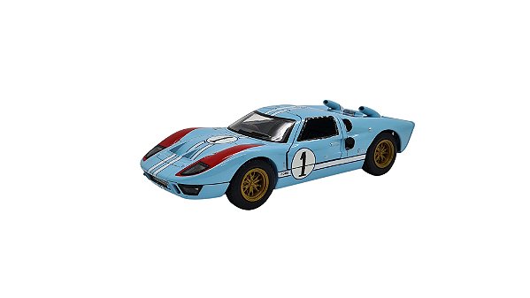 Miniatura Ford GT40 MK2 Race Azul 1:32