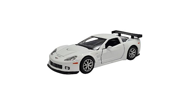 Miniatura Chevrolet Corvette C6R Branco 1:36