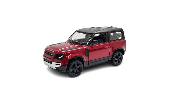 Miniatura Land Rover Defender Bordô 1:36