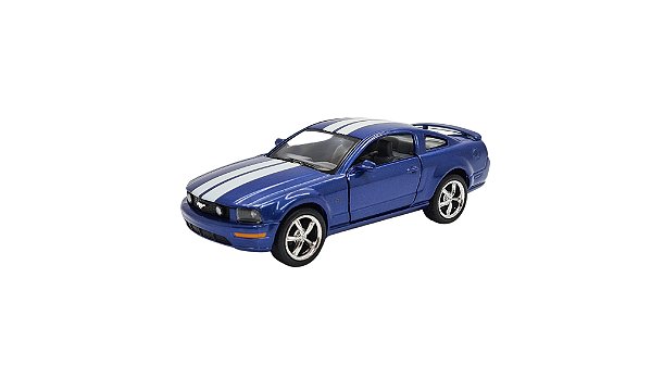 Miniatura Ford Mustang GT 2006 Azul 1:38