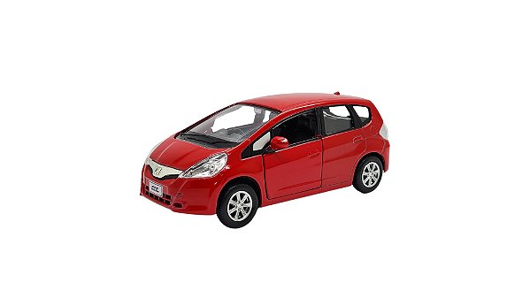 Miniatura Honda Fit Vermelho RMZ 1:36