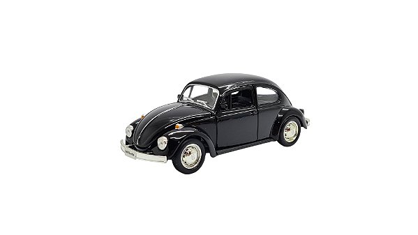 Miniatura Volkswagen Fusca Preto RMZ 1:32
