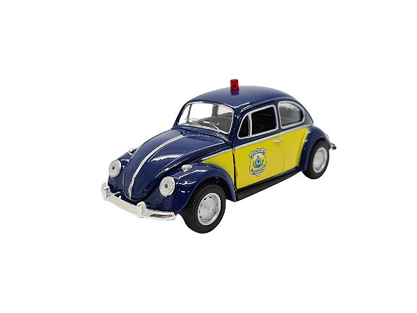 Miniatura Volkswagen Fusca 1967 Policia Prf Metal 1:32