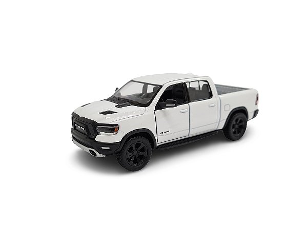 Miniatura Dodge Ram 1500 2019 Branco Metal 1:46