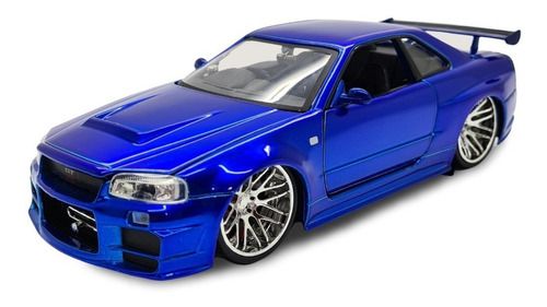Miniatura Nissan Skyline Gtr R34 Velozes E Furioso Jada 1:24