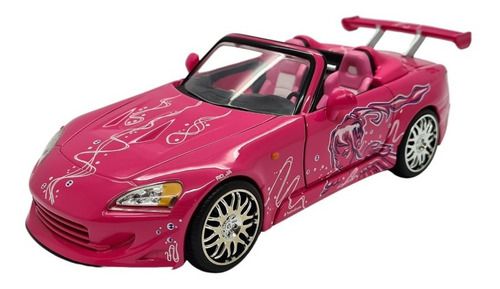 Miniatura Honda S2000 2001 Velozes E Furiosos Rosa Jada 1:24
