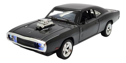 Miniatura Dodge Charger Rt Velozes Acende Luz/som Metal 1:32