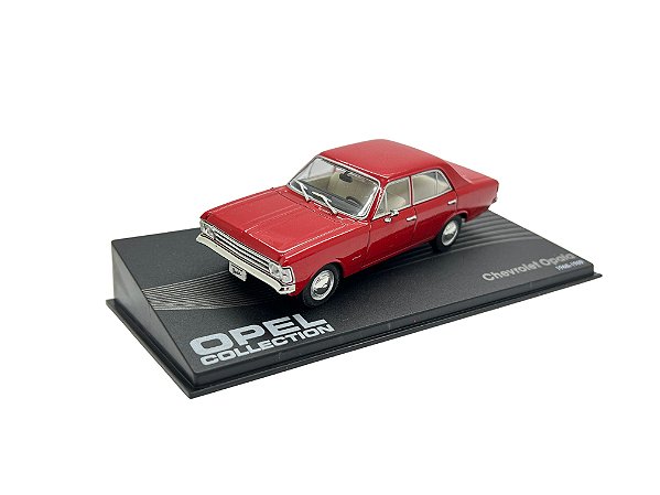 Miniatura Chevrolet Opala 1968-1969 Opel Vermelho Metal 1:43