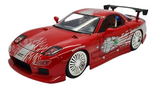 Miniatura Mazda Rx7 1993 Velozes E Furiosos Metal Jada 1:24